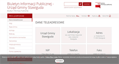 Desktop Screenshot of bip.stawiguda.pl